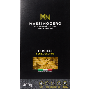 Fusilli Massimo Zero senza glutine - gr.400 x 12 pezzi