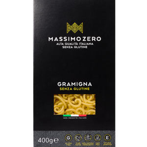 Gramigna Massimo Zero senza glutine - gr.400 x 12 pezzi